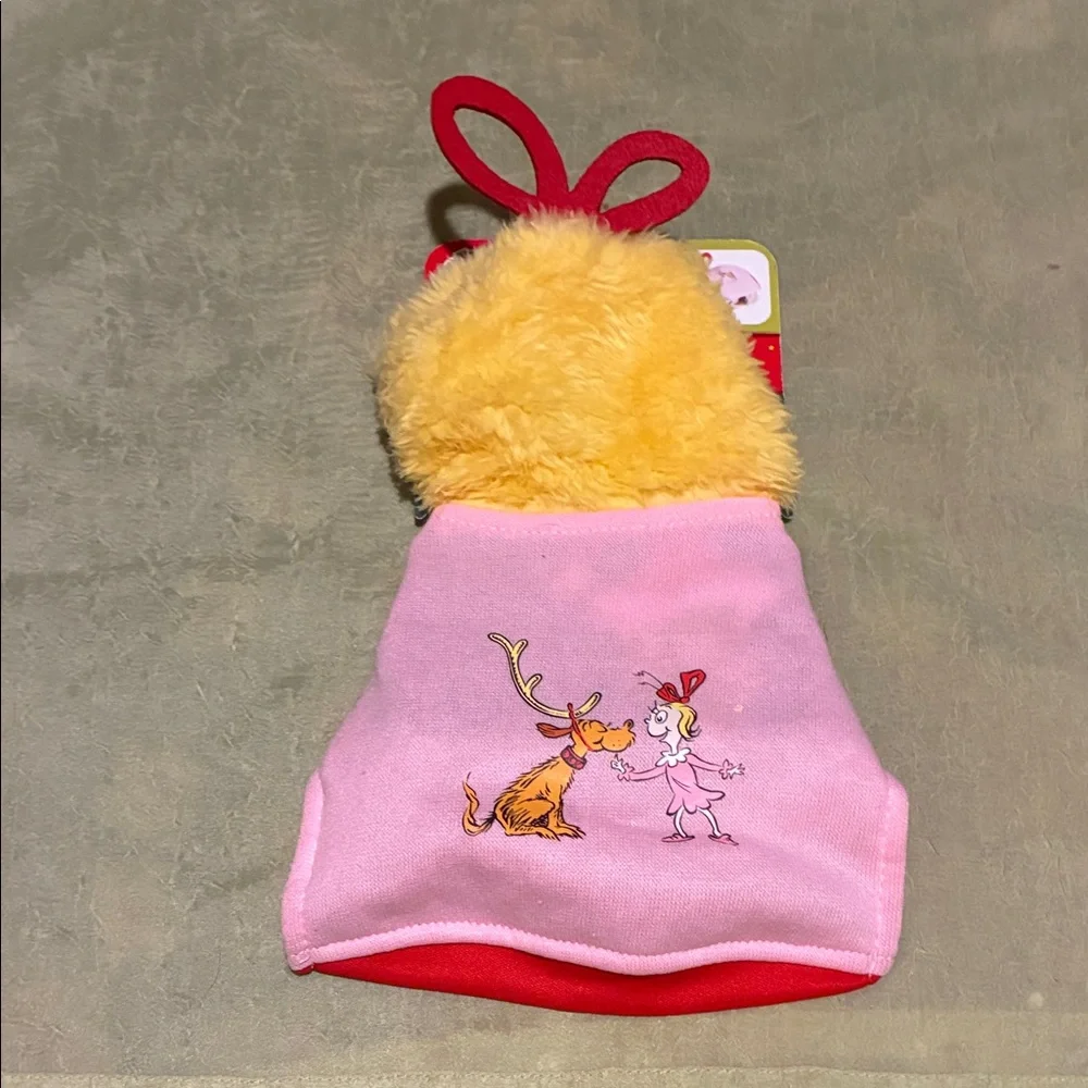 The Grinch Pink and Yellow Small Pet Costume-NWT’s